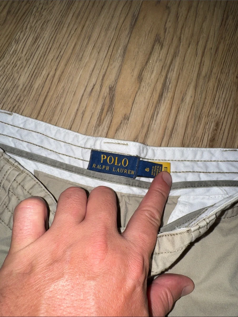 Polo Ralph Lauren Men's Cargo Shorts in Light Khaki Size 40